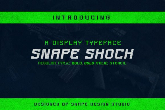 Font Snape Shock