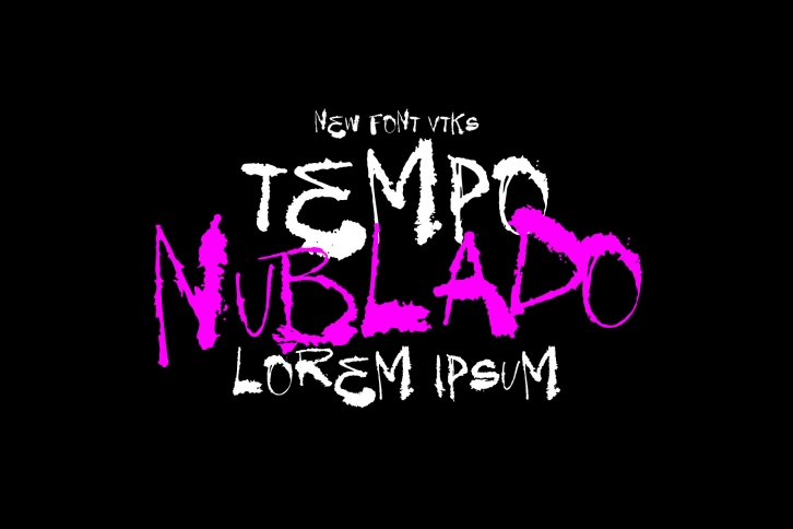 Font Tempo Nublado