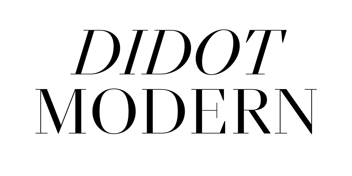 Font NN Didot Modern
