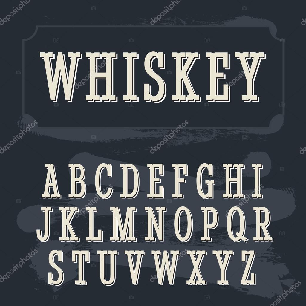 Font Old Whisky