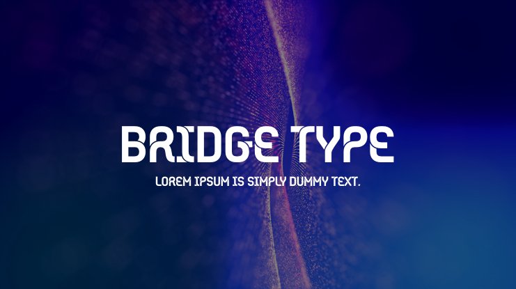 Font Bridge Type (Euro 2020)
