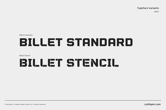Font Billet Standard (The SIAC)