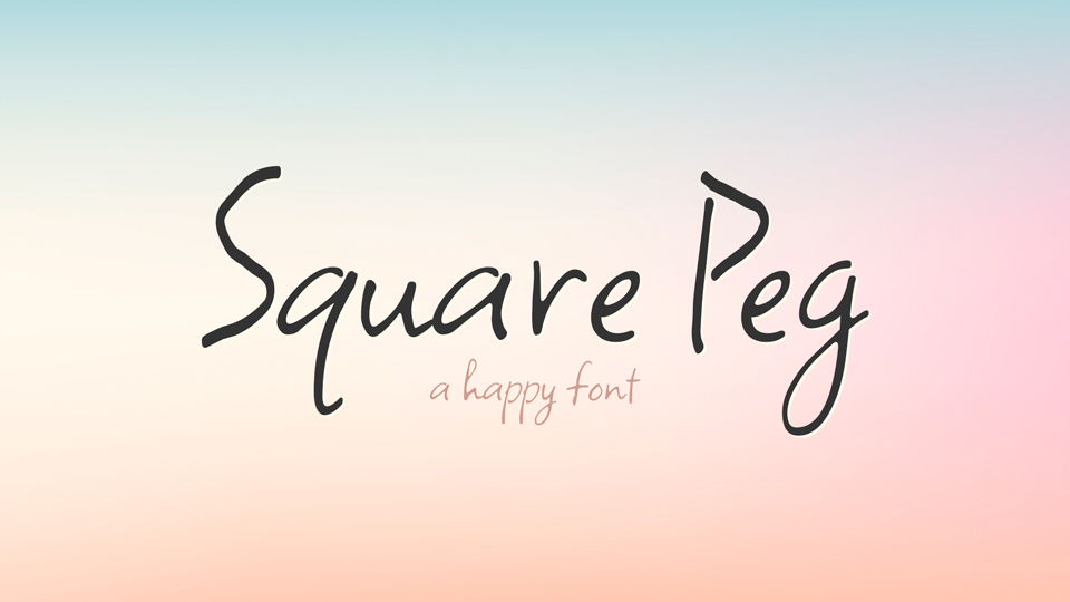 Font Square Peg