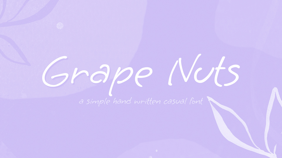 Font Grape Nuts