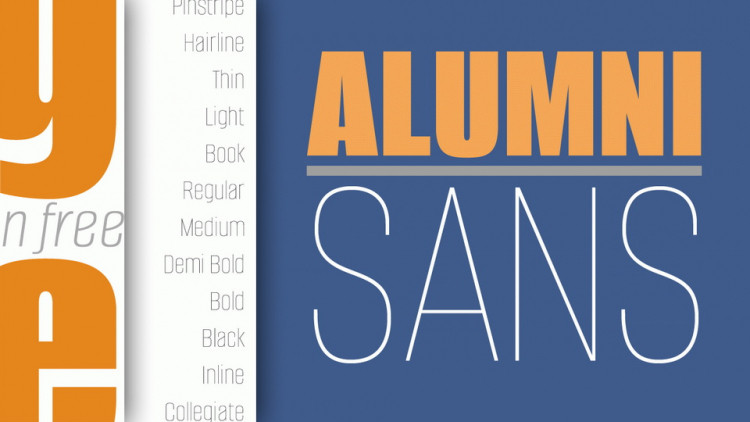Font Alumni Sans Inline One
