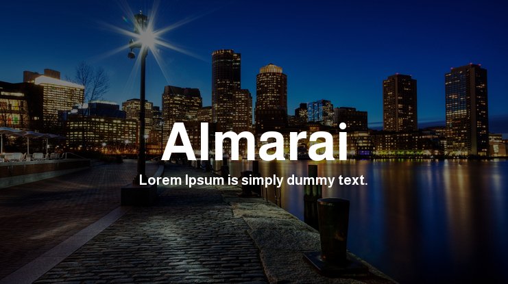 Font Almarai