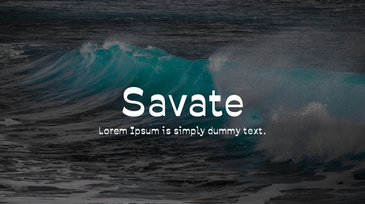 Font Savate