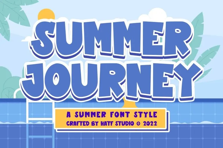 Font Summer Journey