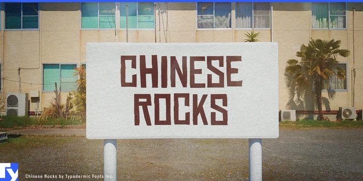 Font Chinese Rocks
