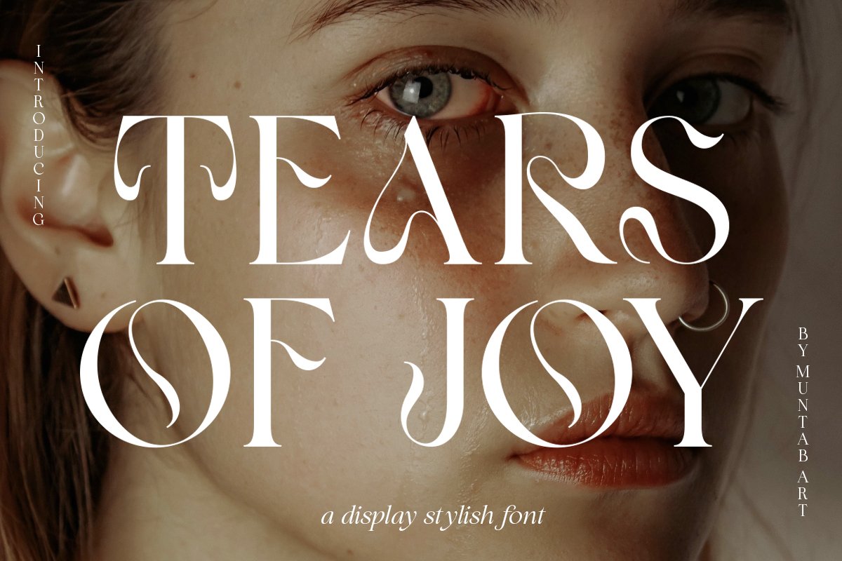 Font Tears Of Joy