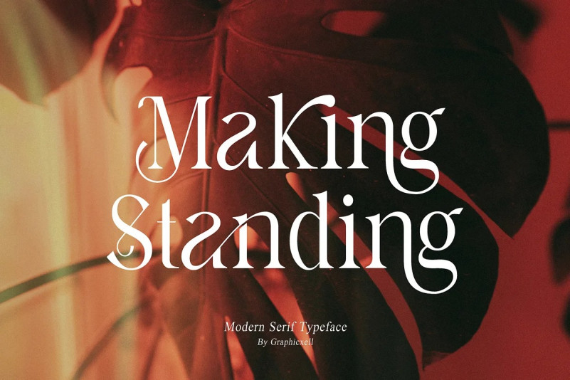 Font Making Standing