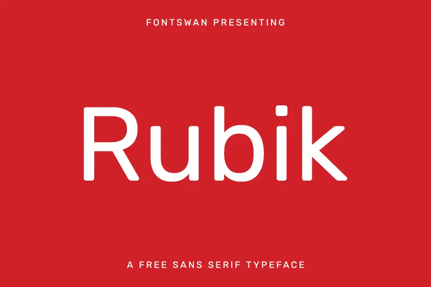 Font Rubik Distressed