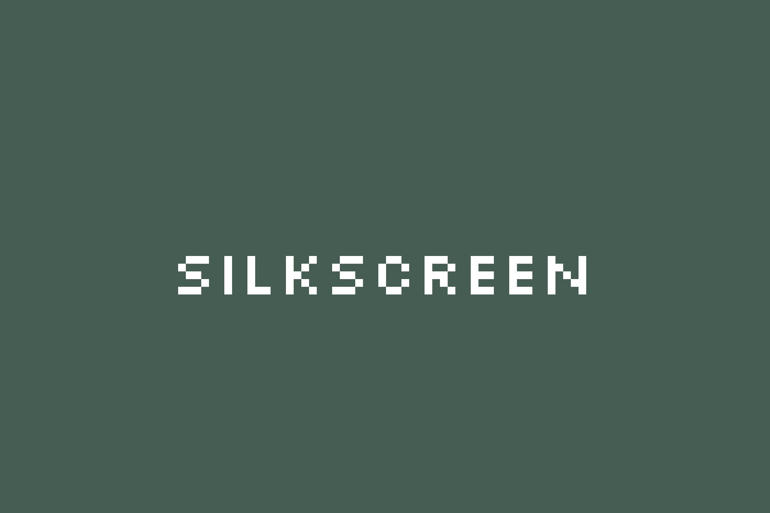 Font Silkscreen