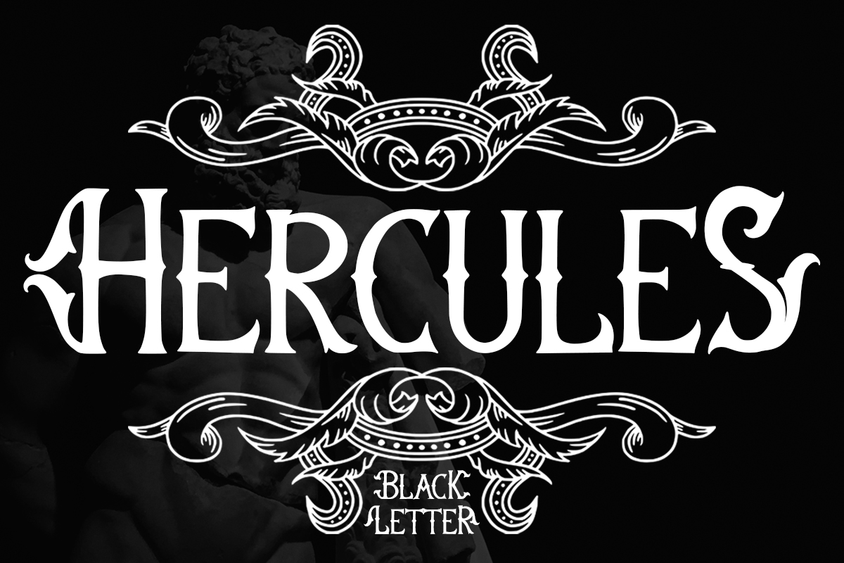 Font Hercules BlackLetter