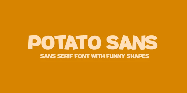 Font Potato Sans
