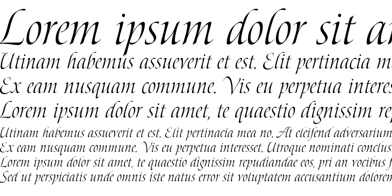 Font Bolero script