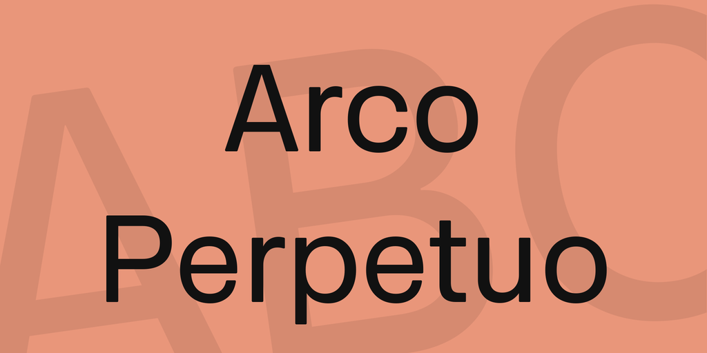 Font Arco Perpetuo