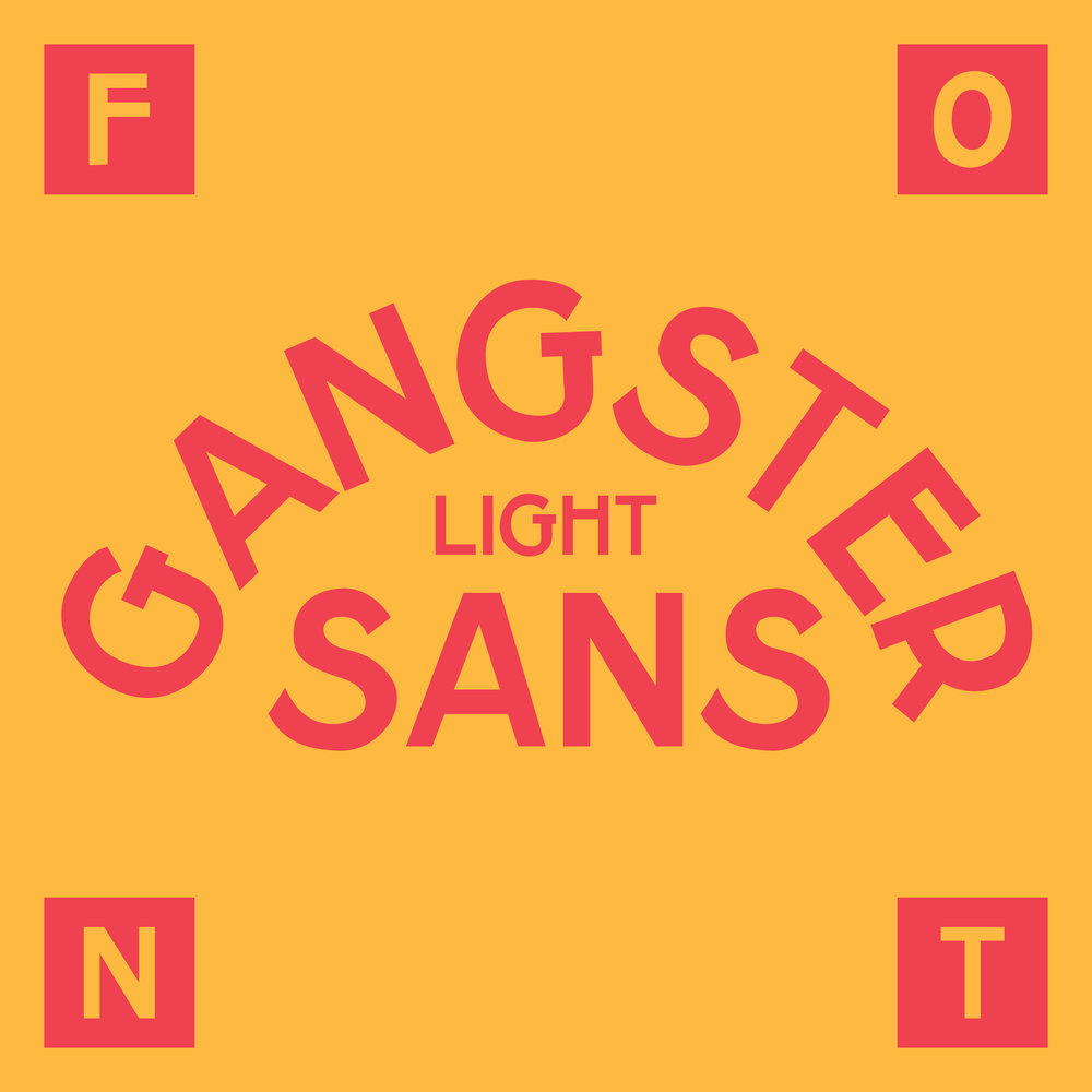 Font Gangster Sans