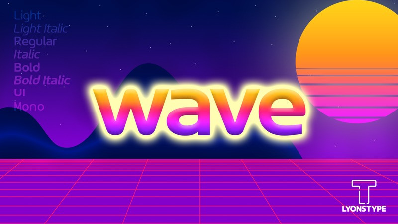 Font The Wave Sans