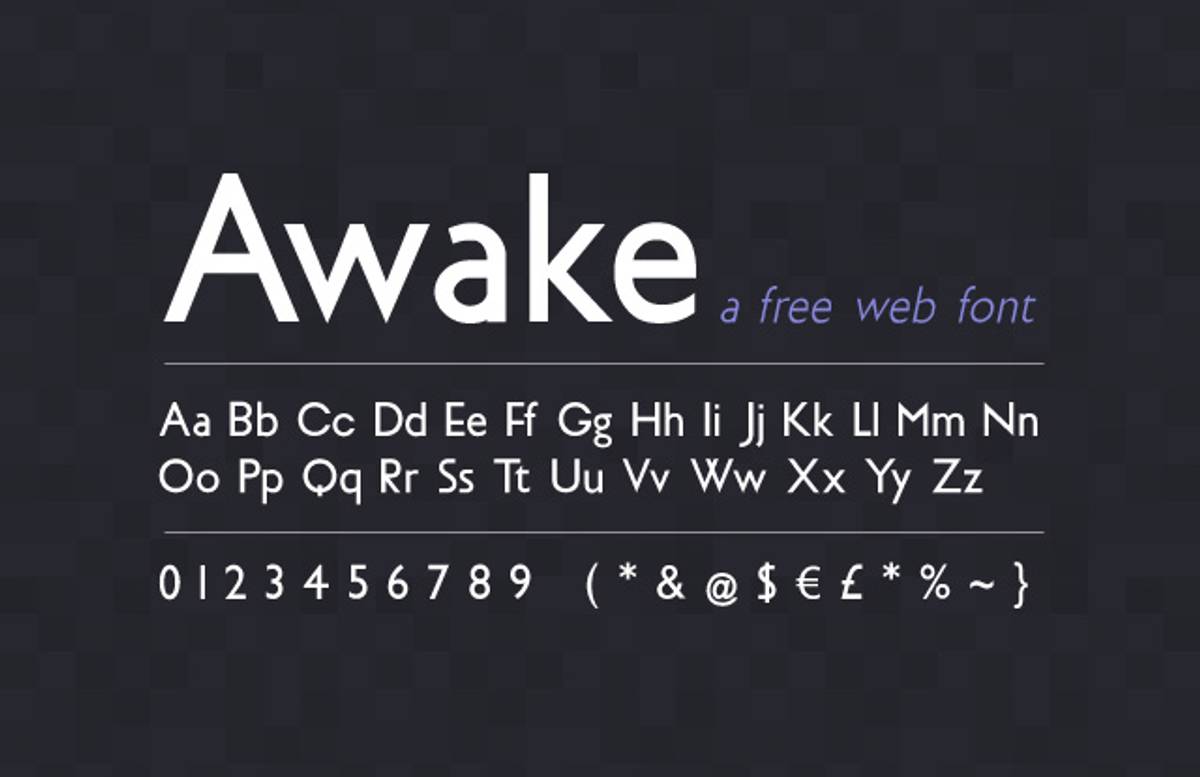 Font Awake