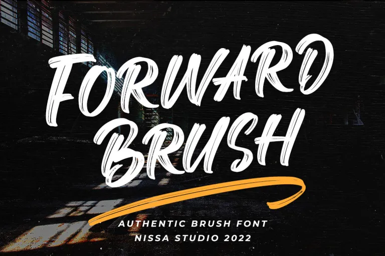 Font Forward Brush