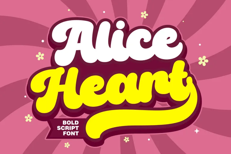 Font Alice Heart
