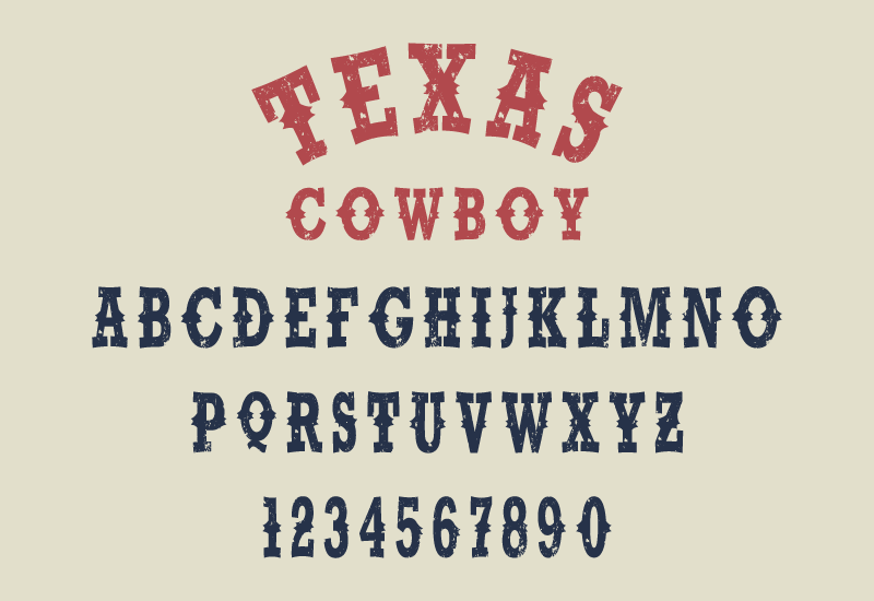 Font Texas Cowboy