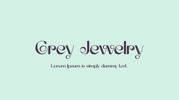 Font Grey Jewelry