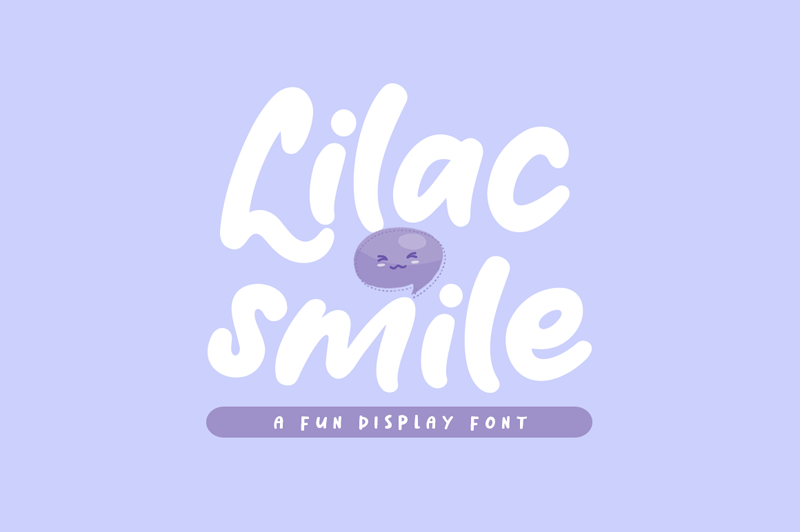Font Lilac Smile