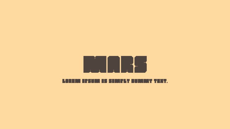 Font Mars PAC