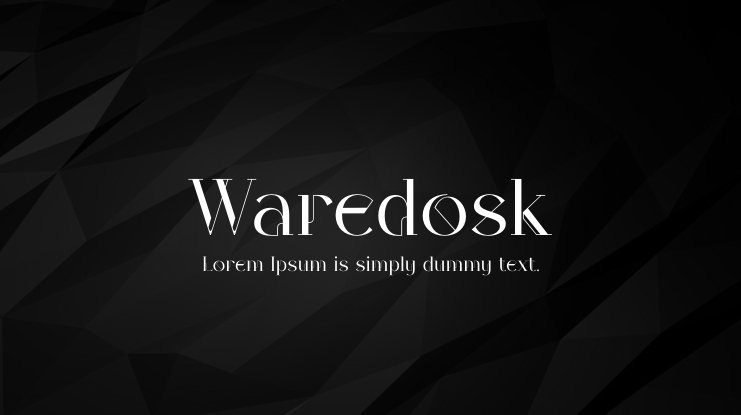 Font Waredosk