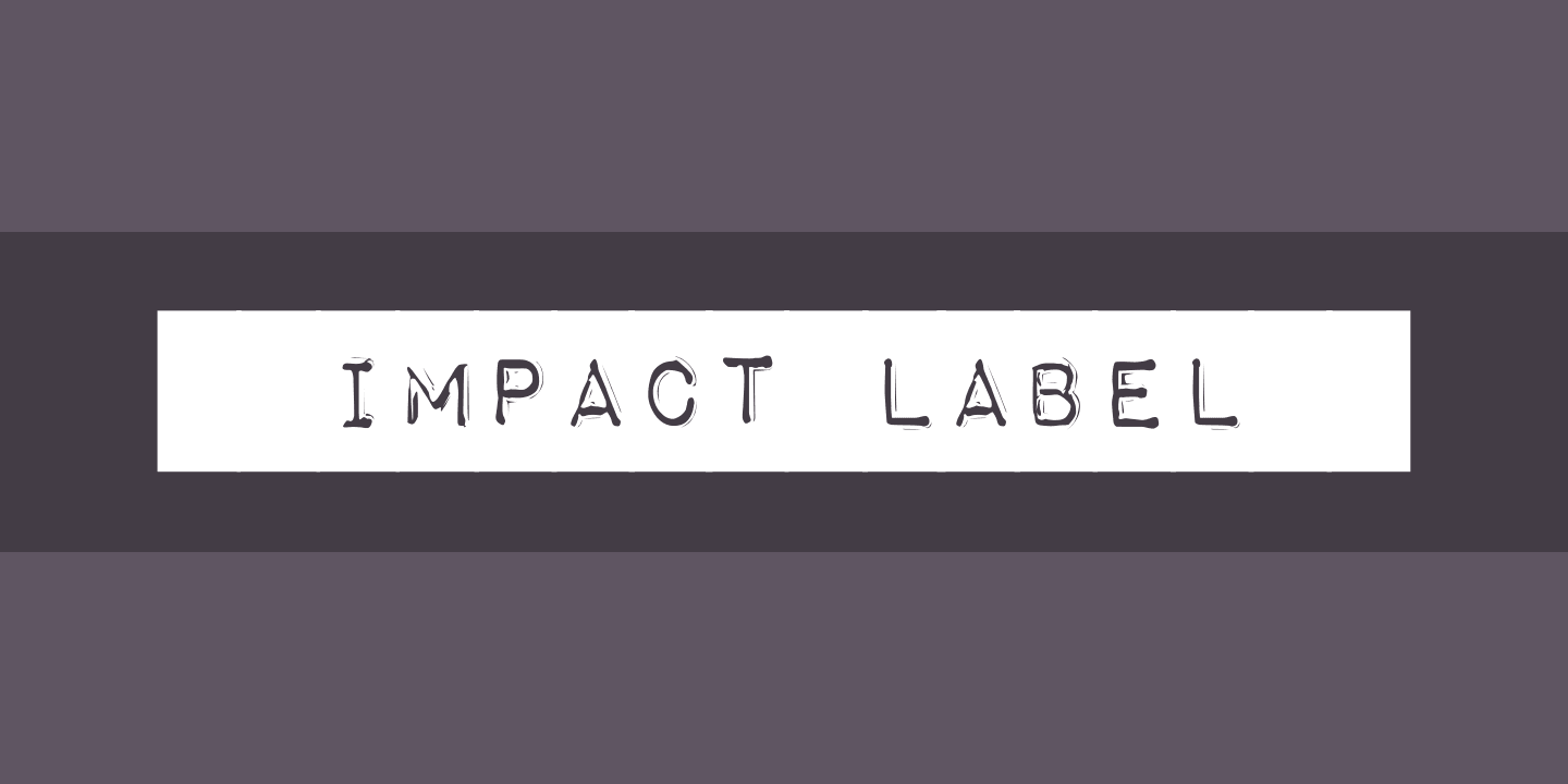Шрифт Impact Label: скачать и установить на web сайт