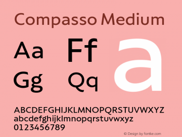 Font Compasso Extended