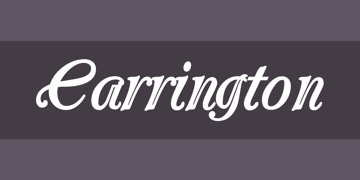 Font Carrington: descargar e instalar en el sitio web