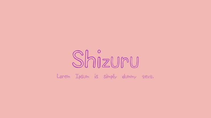 Font Shizuru