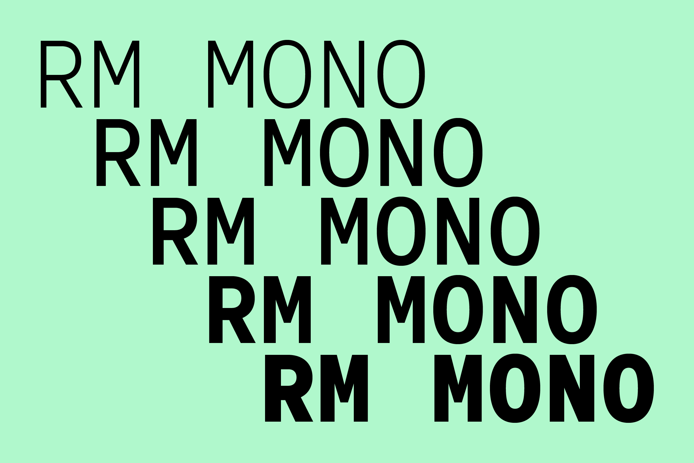 Font RM Mono