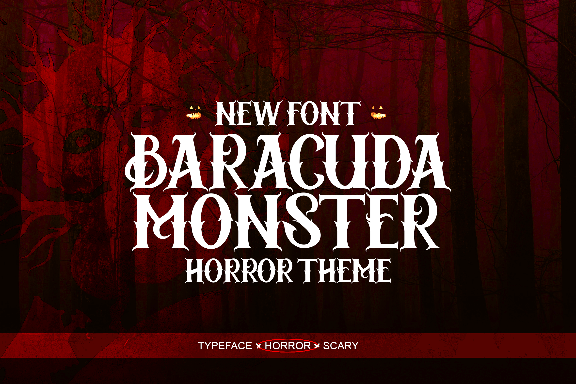 Font Baracuda Monster