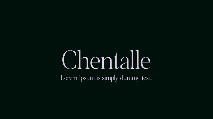Font Chentalle