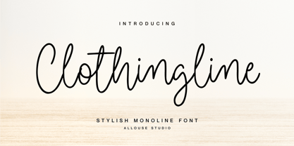 Font Clothingline