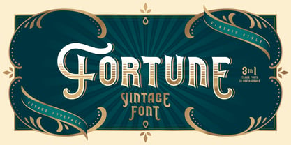Font Fortune Vintage
