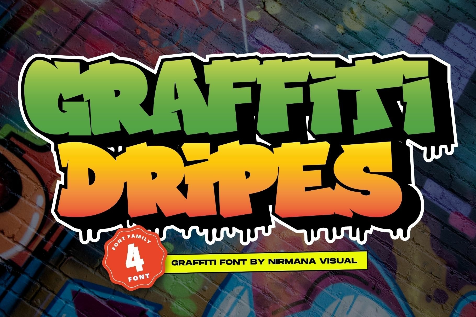 Font Graffiti Dripes