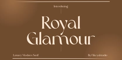 Font Royal Glamour