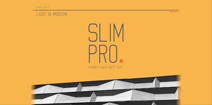Font Slim Pro