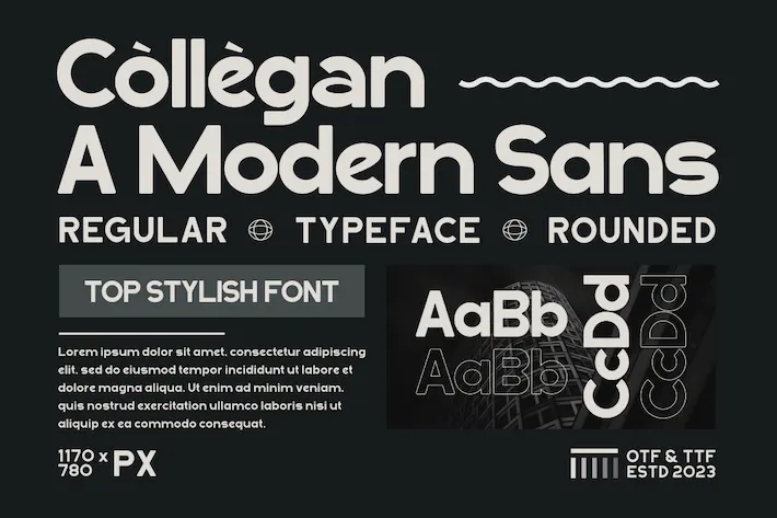 Font Collegan