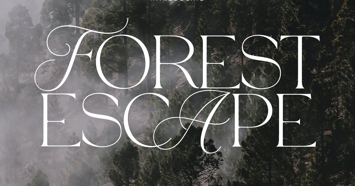 Font Forest Escape