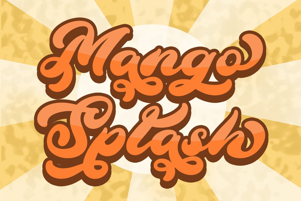 Font Mango Splash