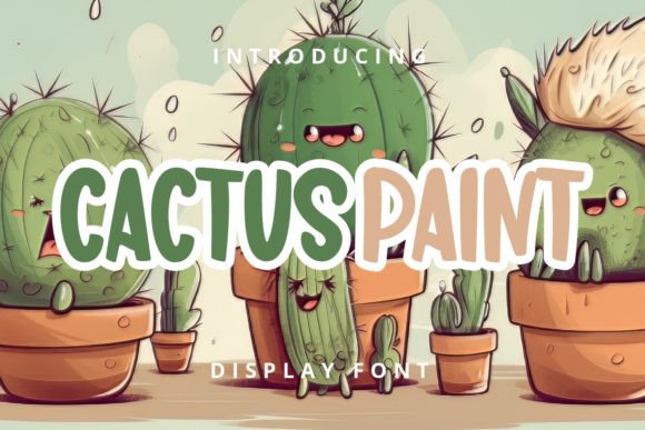 Font Cactus Paint