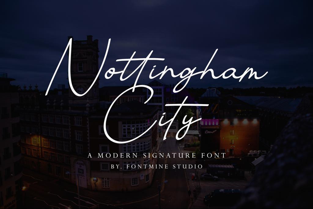 Font Nottingham City