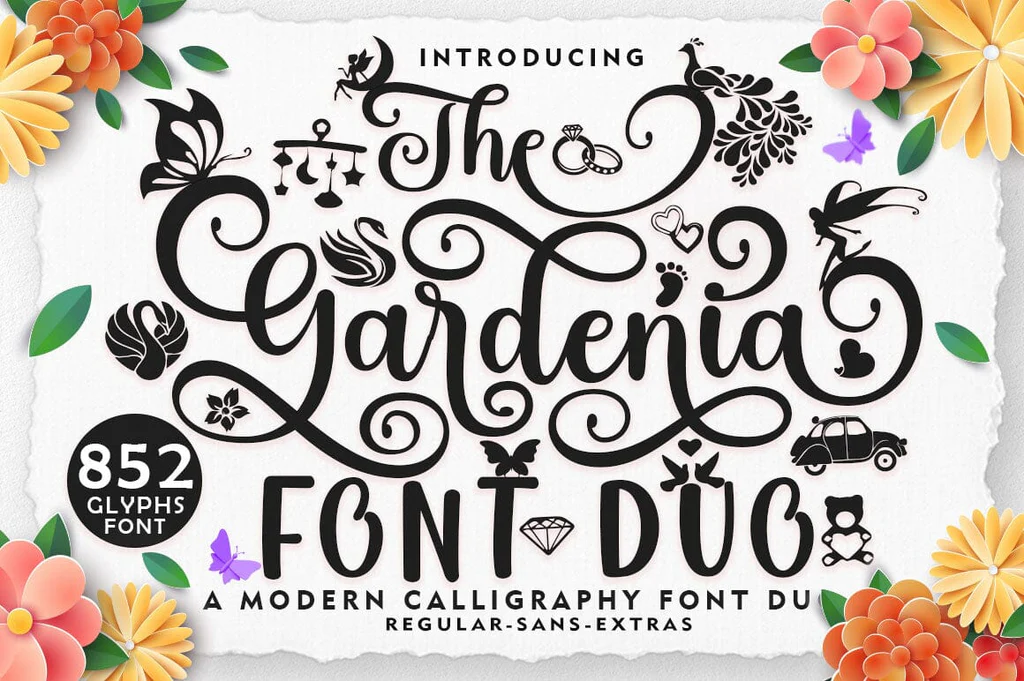 Font The Gardenia
