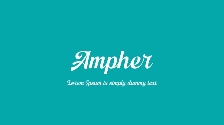 Font Ampher